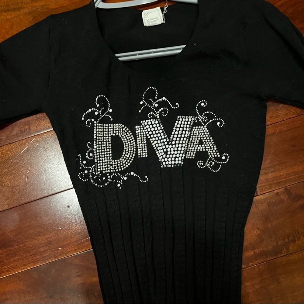 Diva rhineston top